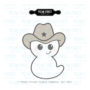 Ghostly Cowboy Cookie Cutter