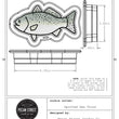 Load image into Gallery viewer, Spotted Sea Trout Cookie Cutter