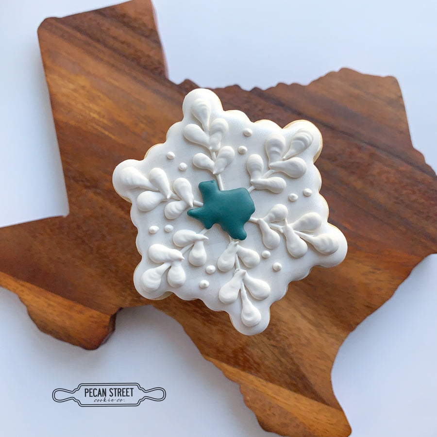 Texas Snowflake Cookie Cutter