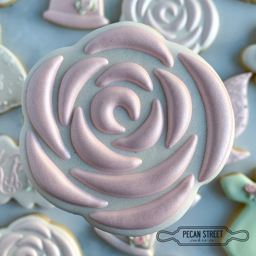 Abstract Rose Cookie Cutter