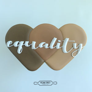 Equality Hearts Cookie Cutter