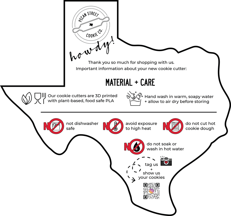 Cookie best sale cutter material