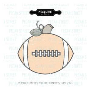 Pumpkin Football Cookie Cutter