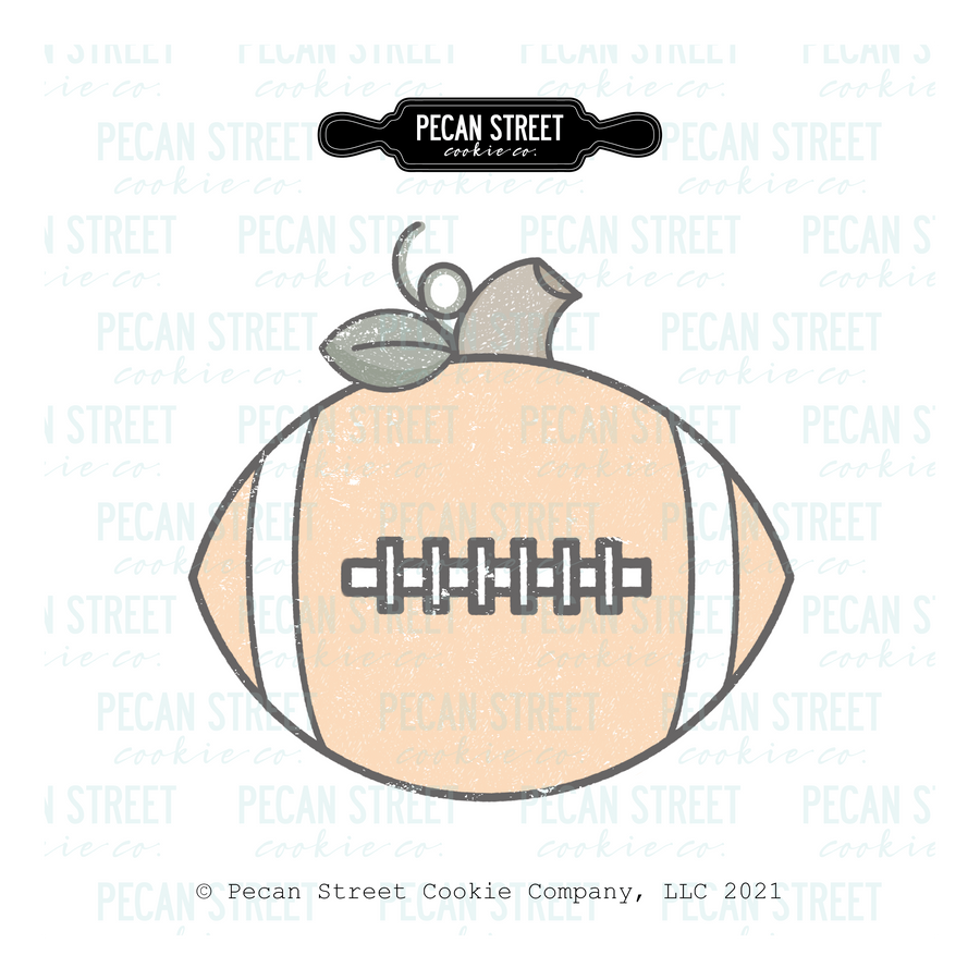 Pumpkin Football Cookie Cutter