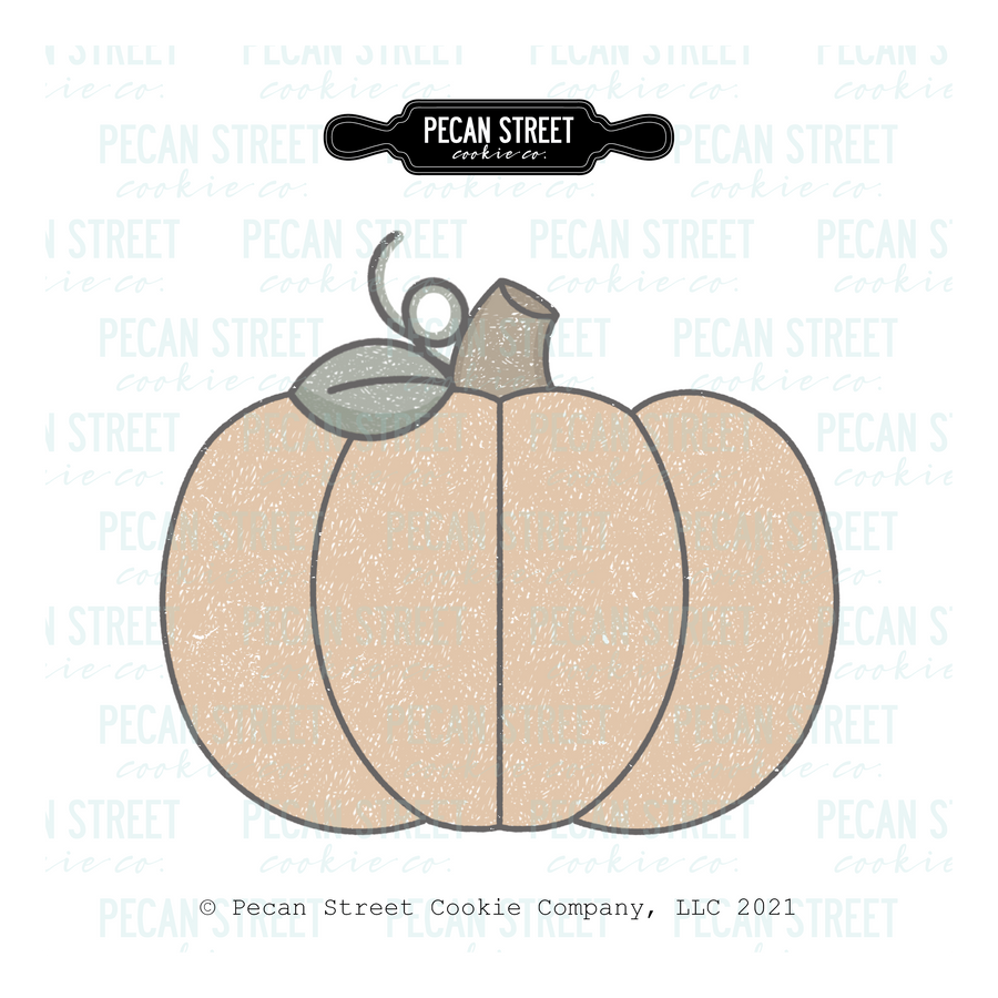 Pumpkin with Leaf Cookie Cutter