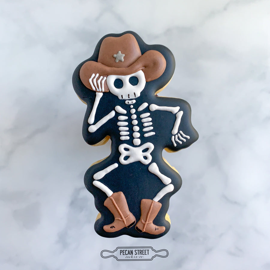 Skeleton Cowboy Cookie Cutter