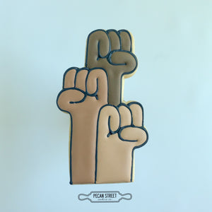 Solidarity Hands Cookie Cutter