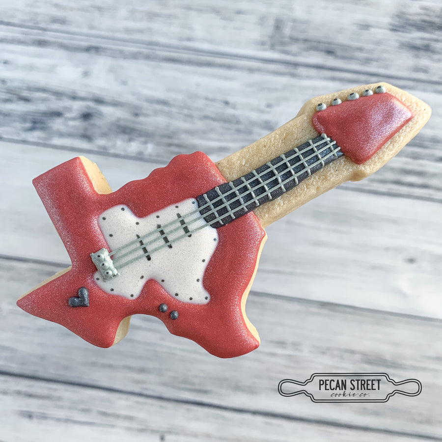 Texas Guitar Cookie Cutter
